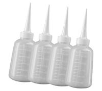 Iuhtrb 4pcs Squeeze Bottles Nozzle Nozzle Bottle Extrusion Bottle For Glues Oil And Wash Applications In Craft Projects Laboratory Glasswares