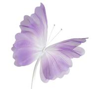 Iuhtrb Artificial Butterfly 17x12Inch Handmade Gauze Butterfly Decoration For Wedding Living Room Wall Window Party Home Wall