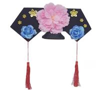Iuhtrb Classical Empress Hat For Women Vintage Flower Velvets Hat Chinese Drama Costume Headwear Roleplay Party Hair Decors Costume