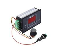 Iuhtrb Digital Display Motor Speed Controller Adjustable From DC6V To DC60V With Potentiometer And Starting/Stop Switches LED Control Circuit Board