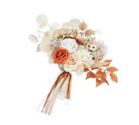 Iuhtrb Elegant Bridal Bouquet Corsages Stylish Wrist Flower Artificial Flower Corsages Bridal Bouquet For Wedding Day Colorful Faux