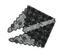 Iuhtrb Elegant Lace Flower Mantilla Veil For Catholic Vintage Latin Mass Head Covering Scarf Flower Head Scarf Neckwear