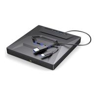 Iuhtrb External Video Disc Drives With USB Ports Card Slots USB3.0 Portable Video Disc Disk Drives Player Burners Reader Writer For Laptop Portable Burners Writer
