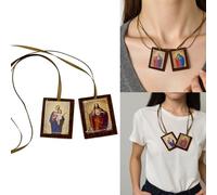 Iuhtrb Fashionable Handcraft Sacred Amulet Pendant For Religious Devotions And Fashionable Styles With Portable Designs Easter Faith Pendant