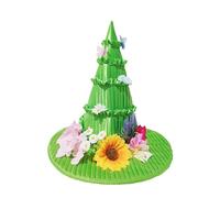 Iuhtrb Festives Party Witch Hat Ladies Girl Lolitas Wizard Hat Unisex Flower For Cosplay And Festives Celebrations Halloween Party