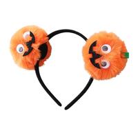 Iuhtrb Halloween Party Essential Cartoon Pumpkin And Bat Headband Comfortable Costume Accessory Headwear For Children Women Hairband