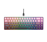 Iuhtrb Mechanical Keyboards Hot Swappable Linears Switches RGBs Side Lighting 8000mAh Rechargeable Battery Hot Swappable Keyboards