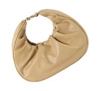 Iuhtrb Modern Ruffled Evening Purse For Women Lightweight Handbag Practical PU Large Storage Space Convertible Carrying Option Women's Folded Cloud Bag