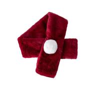 Iuhtrb Plush Christmas Scarf Santa Hat With White Brim For Holiday Parties Giving Love New Year Party Cosplay Accessories Christmas Hat Scarf Set For Women