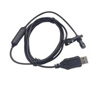 Iuhtrb Portable USB Microphone With Adjustable Voice Adjustment Durability Metal Design Clip On Wear For Lectures Presentations USB Conference Microphone