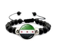 Iuhtrb Practical Sturdy Handwoven Wristband Featuring The New Syrian Flags Designs Accessory For Daily Wear Stylish Outfits Comfortable Fashion