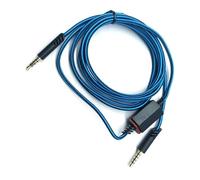 Iuhtrb Professional Headsets Cable With Volumes Control 2M Long For A10/A40/A30 Wire High Resolution Headphone Cord Gaming Cord