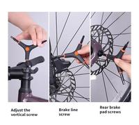 Iuhtrb Road Bike Y Shape Hexagonal Wrench Portable 3 Way Hexagonal Wrench Wear Resistant Inner Spanner Easy to Use Y-Shape Bicycles Repair Tool