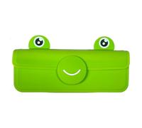 Iuhtrb Silicone Pen Case Pen Holder Cartoon Box Large Capacity Pouches for Women Girl Kid Adult Glasses Case Student Teacher Office Holder