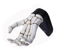 Iuhtrb Sturdy Resin Skeleton Hand Jewelry Stand Multifunctional Wall Hook Portable for Keys and Accessories Organization Multipurpose Wall Hook