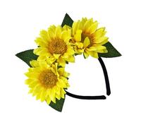 Iuhtrb Sun Flower Headband For Women And Children Comfortable Hairband For Parties And Festival Celebration Festival Flower Costume Accessory