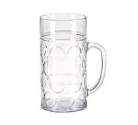 Iuhtrb Unbreakable Beer Mug Shatterproof Glasses Club Party Cold Drink Cup Reusable Drinking Water Cups Clear Cups