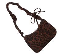 Iuhtrb Womens Leopards Print Shoulder Bag Retro Underarm Bag Autumn Winter Armpit Trendy Handbags Fashion Commuting Autumn Winter Shoulder For Women Trendy Armpit Leopards Print Handbag