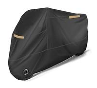 IUHYGUHGTFS Motorcycle Cover for Honda ADV 350, Oxford Fabric Motorbike Cover with Lock Holes, Breathable Waterproof UV Indoor Outdoor Protection Accessories,A/Black-XXXXL