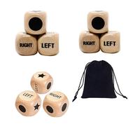 iuiiaii 10 Pcs Dice Games Set, Interesting left Right Centre Dice Game Poker Dice Picnic Games For Left Right Center Dice Game Family Picnic Board Games Travel Party Funny Cool Stuff Gadgets