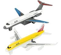 iuiiaii 2 Pcs Airplane Toys, Aeroplane Toys Pull Type Toy Planes, Toy Aeroplane Models, Collection Festival Birthday Party Favors Suitable for Persons Aged 15 Years and Older