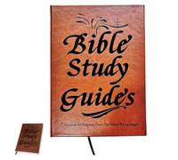 iuiiaii Bible Study Guide, Portable Bible Study Journal Studies Notebook Supplies with Cover, Bible Reading Plan Tracker Holiday Gifts for Beginners and Teen Girls