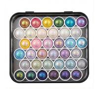 IUILE Handmade Watercolor Paints - Magical Drop Tin Set (36 colors) in Tin Case