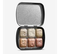 IUILE : Watercolour Paint : Sparkle Gold : Half Pan : Set of 6