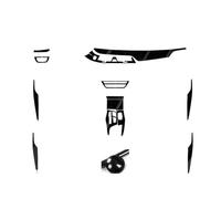 IUIOXCH Car Film Interior Stickers Center Console Gear Air Door Handle Lift Panel Trim Carbon Fiber Style Compatible for BMW 5 Series G30 2018-2022(5D CF blK,TYPE B_LHD)