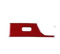 IUIOXCH Real Soft Carbon Fiber Sticker LHD RHD Car Center Console Side Outlets Panel Accessories Compatible for Kia Sportage 2022 2023 2024 2025(For LHD Red Carbon)