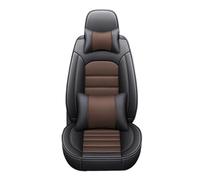 IUKMR Car Seat Cover For VW For Passat B5 B6 B7 B8 For Beetle For Variant Seat Cover Accessories Interior Details Protector Car Interior(B Black coffee 5seat)