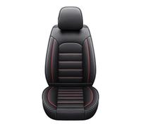 IUKMR Car Seat Cover For VW For Passat B5 B6 B7 B8 For Beetle For Variant Seat Cover Accessories Interior Details Protector Car Interior(A Black red 5seat)