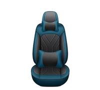 IUKMR Car Seat Cover For VW For Polo For Phideon For Touran For Teramont For Tharu For Golf For Lavida Seat Covers Interior Details Car Interior(B Black bule 5 Seats)