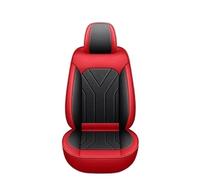 IUKMR Car Seat Cover For VW For Polo For Phideon For Touran For Teramont For Tharu For Golf For Lavida Seat Covers Interior Details Car Interior(A Black red 5 Seats)