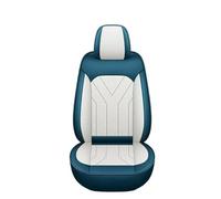 IUKMR Car Seat Cover For VW For Polo For Phideon For Touran For Teramont For Tharu For Golf For Lavida Seat Covers Interior Details Car Interior(A bule white 5 seats)