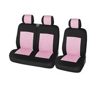 IUKMR Car Seat Covers For VW LT T4 T5 Universal Car Seat Covers Protector For Transporter/Van Universal Car Covers Truck Accessories Auto Seat Covers(PINK)