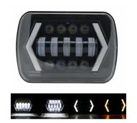 IUKMR For Dodge For Ram W250 For Van For Ramcharger 1986-1993 7x6 5X7 Waterproof LED Projector Headlight Hi-Lo Beam DRL Head Light(1 piece)