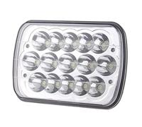 IUKMR For Jeep For Cherokee XJ For Wrangler YJ H6054 5x7 7x6 Led Headlights Hi/Low Beam For DRL Turn Signal Headlight Assembly(1x Chrome D)