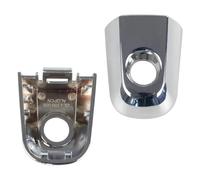 IUKMR for Mitsubishi for Montero 2008-2015 for L200 2005-2015 Outer Door Handle Cover Left Right Chrome 1Pcs Car Outer Door Handle(Left with Hole)