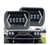 IUKMR For Nissan For Patrol Y60 1980-1994 7x6 5X7 Waterproof LED Projector Headlight Hi-Lo Beam DRL H6054 H5054 Head Light(2 pieces)