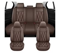 IUKMR Seat Covers For Dodge For Journey For RAM 1500 For Caliber PU Leather Universal Car Seat Covers(Stanard-Coffee)