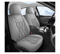IUKMR Seat Covers For For Focus MK1 MK2 MK3 For Mondeo MK4 For Ranger For Fiesta PU Leather Universal Car Seat Covers(Front Seats-Grey)