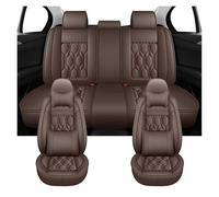 IUKMR Seat Covers For For Focus MK1 MK2 MK3 For Mondeo MK4 For Ranger For Fiesta PU Leather Universal Car Seat Covers(Coffee)