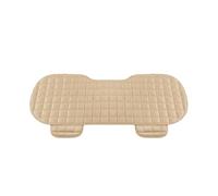 IUKMR Seat Covers Universal Truck Suv Van Car Seat Cover Front Rear Flocking Cloth Cushion Non Slide Winter Auto Protector Mat Pad Keep Warm(Beige)
