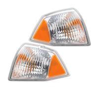 IUKMRT Car Front Lights For Jeep For Compass 2007-2010 Corner Light Headlights Corner Lamp Turn Signal Light Side Marker Parking Light Turning(L and R lights)