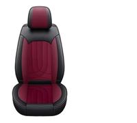 IUKMRT Car Seat Covers Universal For Fit For City For Jazz For Vezel For Civic For CRV For Accord 7 8 Auto Interior Accessories Anti-Slip PU Leather Universal(Stanard-wine red)