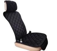 IUKMRT Car Seat Covers Universal Pink Car For Seat Cover For Women Girls Cute Cushion Universal Plush Interior Protection Mat Pad Auto Accessories(Front Black)