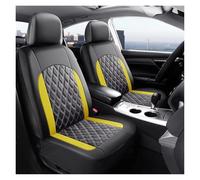 IUKMRT For MITSUBISHI For Outlander For ASX For Eclipse For Lancer For Pajero For Sport For Zinger For Galant Car Seat Cover Car Seat Cover Set(Black Yellow 5 Seat)