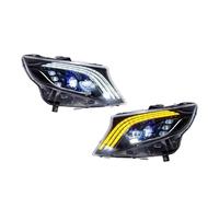 IUKMRT Headlights Assembly 1 Pair For Benz For Vito W447 V250 LED Flowing Water FlickerHead Lamp DRL Headlights Car Headlight Assembly Front Light Assembly(LHD Version)