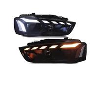 IUKMRT Headlights Assembly A4 Headlights 2013-2016 A4L B8 LED Headlight Projector Lens DRL Head Lamp Car Styling Head Lamp Front Light Assembly(Halogen)